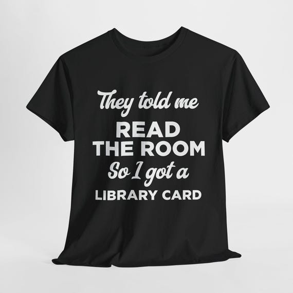 funny-librarian-shirt-read-the-room-humor-tee-for- Funny Librarian Shirt: Read the Room Humor Tee - Estelle Gift Shop