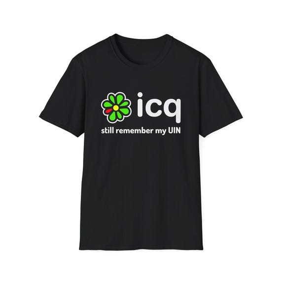 icq-shirt-with-logo-your-retro-internet-nostalgia- icq shirt