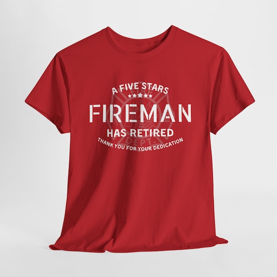 fireman-retirement-shirt-a-legendary-firefighter-g Fireman Retirement Shirt: Legendary Firefighter Gift - Estelle Gift Shop